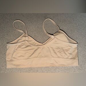 Wireless Nude Bralette with Adjustable Straps